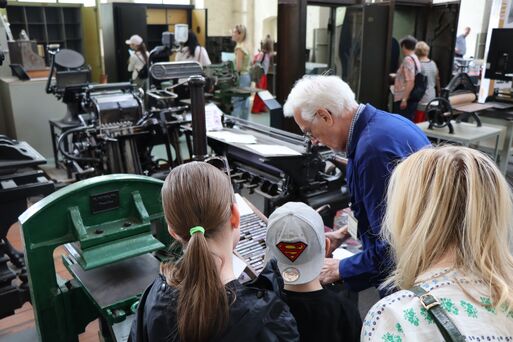 Bild vergrößern: Druckwerkstatt im Technikmuseum Magdeburg