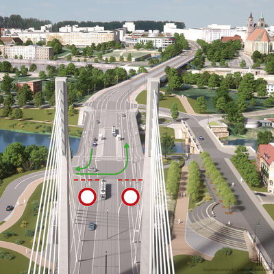 Visualisierungen der Brückenplaner Leonhardt Andrä und Partner