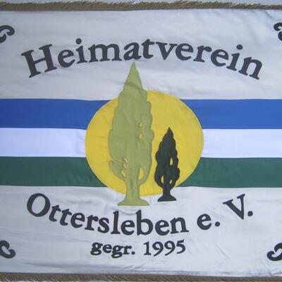 Heimatverein Ottersleben e.V. I Fahne (Vorderseite)