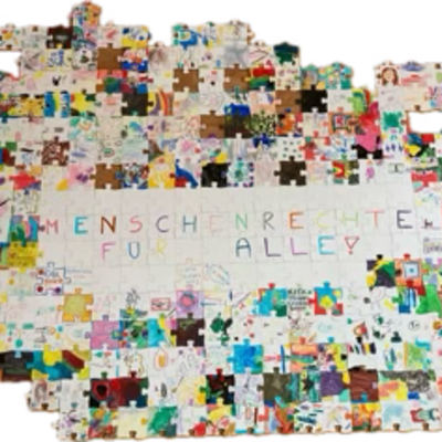 Bild vergrößern: Puzzle Menschenrechte für alle!