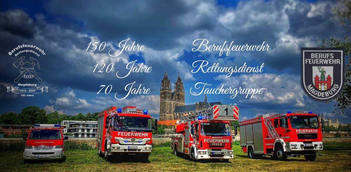 Header 150 Jahre Feuerwehr Magdeburg