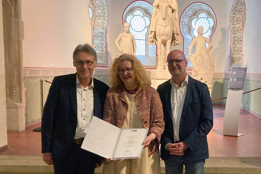 Prof. Dr. Jens Strackeljan, Dr. Gabriele Köster und Prof. Dr. Stephan Freund