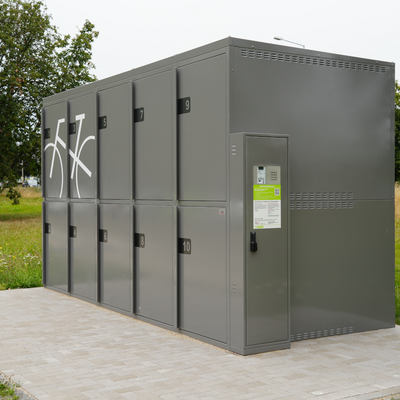 Bild vergrößern: Fahrradbox_Fürstenwallstraße