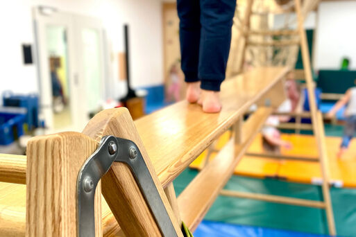 Bewegungslandschaften in der Kita Waldwuffel