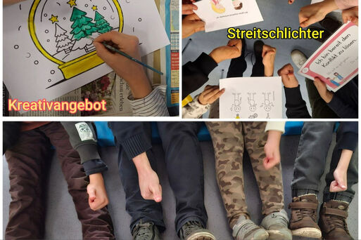 Kreativzeit, Freundschaft und Vertrauen im Hort Agga Knack