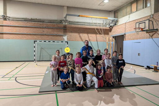 Judo-Grtelprfung im Hort Kiki Sonne