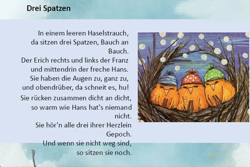 Bild vergrößern: Winterspaziergang Wolkenschäfchen