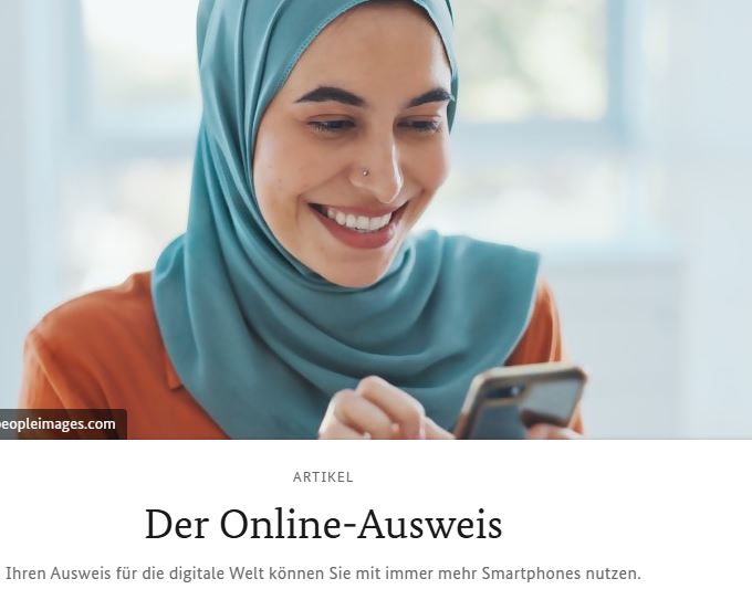 Personalausweis mit Online-Ausweisfunktion