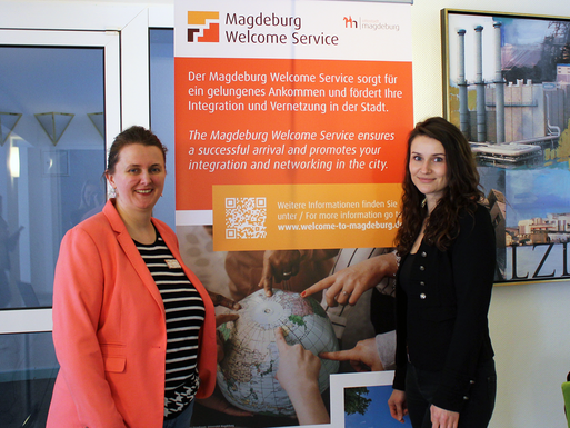 Impressionen von der Kontaktbörse für die berufliche Integration und Qualifikation von Migrant*innen am 3. April 2025 in der IHK Magdeburg
