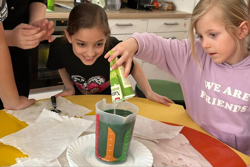 Ein farbenfrohes Experiment