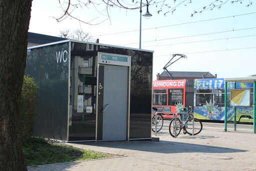 WC-Anlage an der Käseglocke