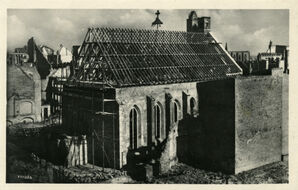 Bild vergrößern: Wiederaufbau der Heilig-Geist-Kirche ab 1948
