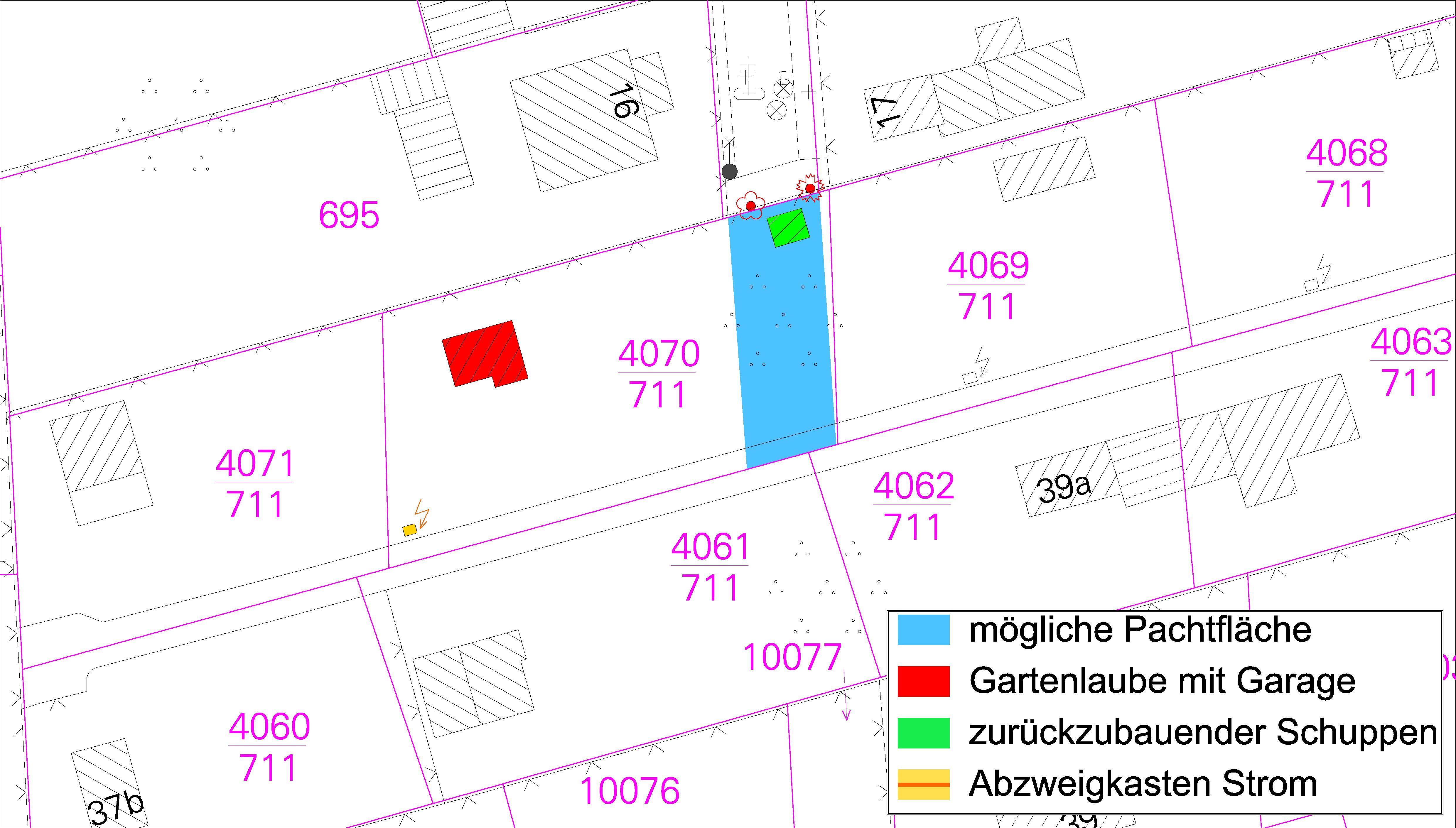 Bild vergrößern: Ampfurther Weg Lageplan