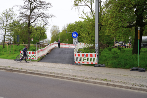 Neue Querung auf dem Magdeburger Ring