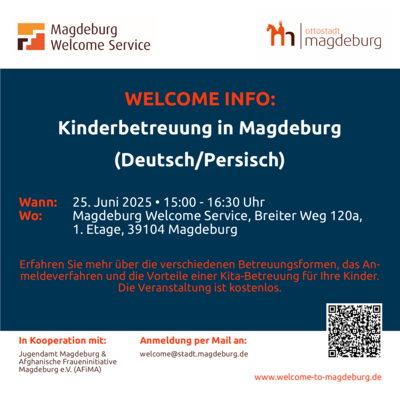 Bild vergrößern: Flyer Info-VA Kinderbetreuung_250625