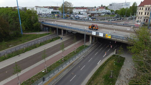 Ring Damaschkeplatz Bauvorbereitung