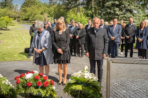Gedenken auf dem Friedhof Westerhüsen