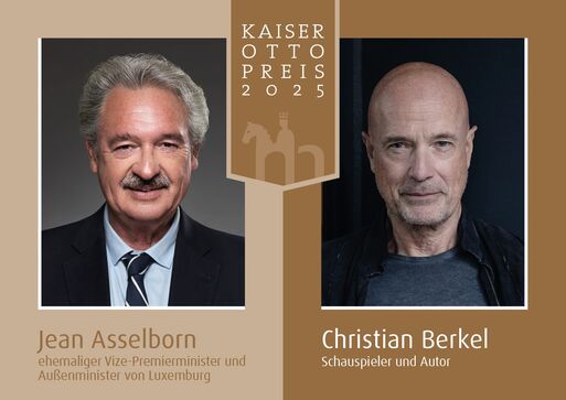 Bild vergrößern: KOP 2025: Festredner Asselborn und Laudator Berkel