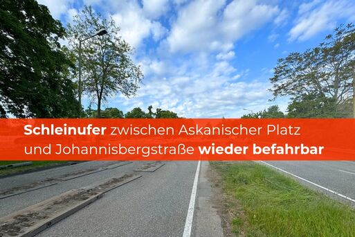 Bild vergrößern: Meldung Schleinufer Freigabe