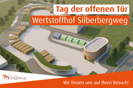 Einladung zum Tag der offenen Tür und Wiedereröffnung Magdeburger Wertstoffhof