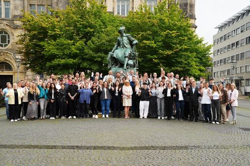 Ausbildungsjahrgang 2025 der Stadtverwaltung Magdeburg
