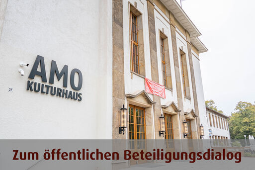 Das AMO-Kulturhaus in Magdeburg