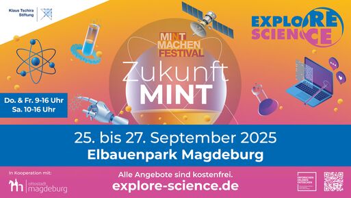 Bild vergrößern: Explore Science 2025 Plakat