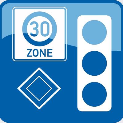 Bild vergrößern: Verkehrsplanung_Logo_Lichtsignalanlage